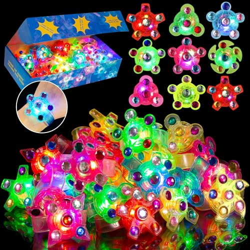 SCIONE Bomboniere per Festa 24 Pezzi Riempitrici per Borse Luce LED Braccialetto Antistress Articoli per Festa Regali di Ritorno per Bambini Bomboniere per Compleanno San Pasqua Halloween Natale