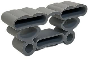 Generisch Wiedergutschlafen 10er Set Kappen zur Befestigung von Leisten im Lattenrost (132_40x34x12 mm (Trippel))