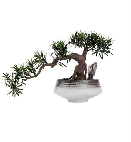 FAJNUZI2024 Künstliche Bonsai Simulation Pflanze Bonsai Ornamente Hotel Studie Zen Tee Tisch Dekorationen Gehobenen Bonsai Kunstbaum Bonsai