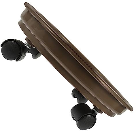 Toyvian Bandeja para Macetas con Ruedas Transportador De Plantas Redondas Soporte para Plantas De Exterior De Interior Base con Ruedas para Macetas para Jardín o Terraza