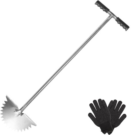 TOYANDONA Bordatore Portatile per Erba Attrezzo per Prato Manico Bordatore Manuale in Acciaio Inox per Marciapiedi Aiuole e Prati