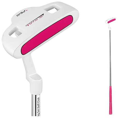 Golfputter för nybörjare pojkar och flickor golf tryckstång högerhänt 3 graders golfklubbor barn studenter öva sport