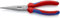 KNIPEX Flachrundzange mit Schneide, 200 mm, Chrom-Vanadium Stahl, formstabil bei Verwindung durch elastische Spitze, Flachzange, 26 12 200