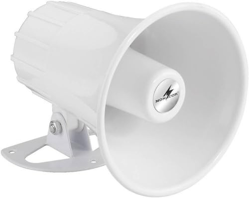 Monacor 15 W/8 Ohm 600-7000Hz fuktighetssäker horn högtalare