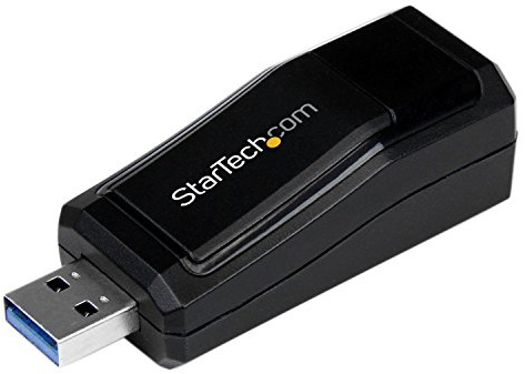 StarTech.com USB 3.0 auf Gigabit Ethernet Lan Adapter - 10/100/1000 NIC Netzwerkadapter - USB SuperSpeed auf RJ45 Stecker/Buchse - Schwarz | 10/100/1000 Netzwerkadapter, SuperSpeed, Schwarz, Stecker/Buchse, Auto-MDIX, VLAN