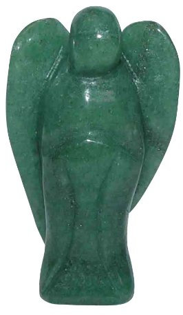 Aventurin Engel Figur Schutzengel ca. 30 x 50 mm Glücksbringer.(3193)