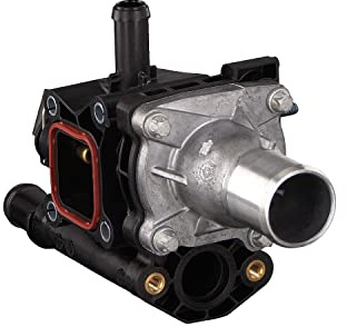 febi bilstein 49187 Thermostat mit Gehäuse, Dichtung und Temperaturschalter, 1 Stück | Kompatibel mit: OPEL ASTRA H, ASTRA H Caravan, ASTRA H GTC, ASTRA H TwinTop, CORSA D, CORSA E, INSIGNIA A