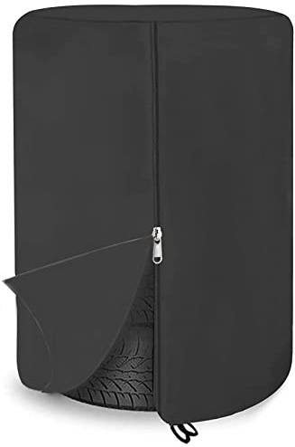 Tire Covers for Storage Large Tire Storage Bags Waterproof for Outdoor Indoor Update (Holding 4 Tires Up, Diameter 33)