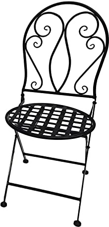 Mojawo Eisen Gartenstuhl Balkonstuhl Terrassenstuhl klappbar mediterranes Design Klappstuhl Bistrostuhl Mosaikstuhl