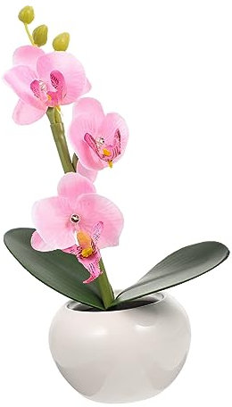 Garneck Garten Blumentopf Licht Led-nachtlicht Rosa Phalaenopsis Form Design Künstliche Blume Lampe Für Außenbereich Decoration Blumentopflicht