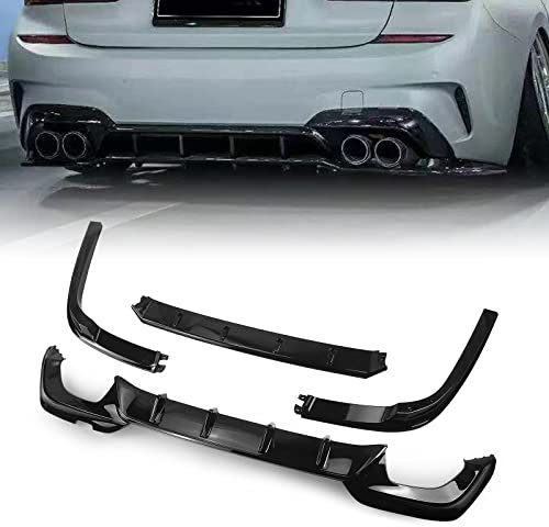 Auto-Heckdiffusor-Stoßstangenlippe Für B&M&W 3er G20 325i 325LI 2019-2021 330i M Sport Gloss Black Splitter Spoiler Plate Schmücken