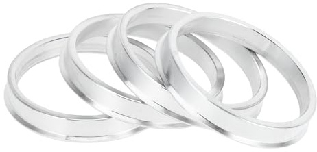 INFINAUTO Anelli di centraggio per mozzo, 57,1 mm ID a 64,1 mm OD mozzi ruota del veicolo in lega di alluminio, 4 pezzi