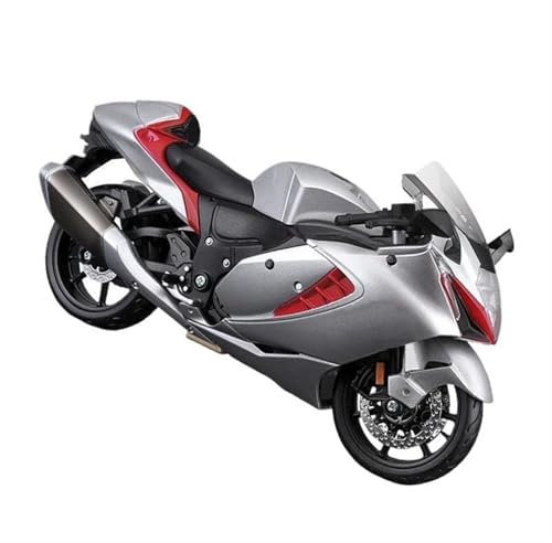 MPODYTSF Maßstabgetreues Modell Motorrad Druckguss Metall Modell Geburtstag Geschenk Ornamente 1:12 Für Suzuki Hayabusa