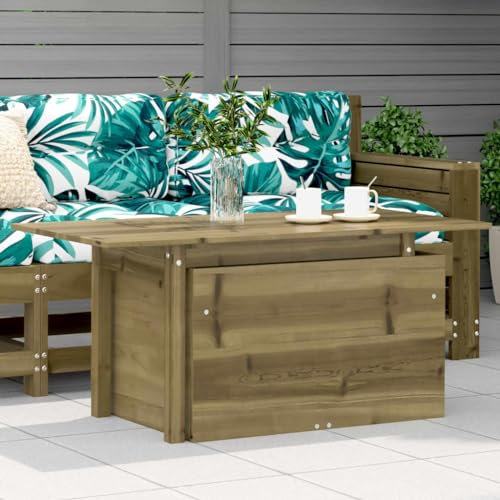 Xichuzi Gartentisch 100x50x75 cm Kiefernholz Imprägniert, Gartentisch, Terrassentisch, Esstisch Garten, Gartenesstische, Gartenmöbel, Außentisch - 844912