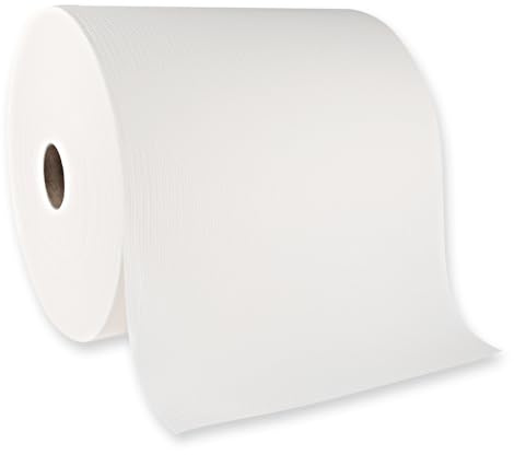 1 Stück Hygoclean Wischtücher Premium | Airlaid, Rolle, weiß, B: 38cm, L: 40cm, Laufmeter: 200m, Abrisse: 500, Wischtücher, Reinigungstücher, Tücher Rolle