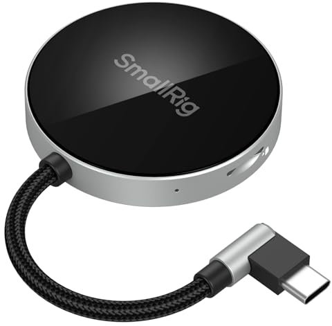SMALLRIG SD/TF-Kartenleser mit Zwei Steckplätzen, USB 3.0 104 MB/s Hochgeschwindigkeitsübertragung, magnetisches Adsorptionstelefon und 90° abgewinkelter für iPhone 16/für Samsung/für Huawei – 4869