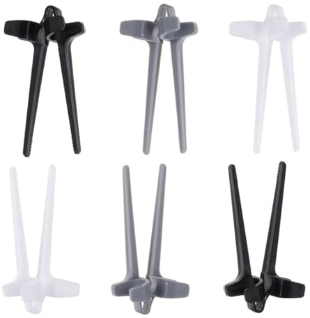 YUVKIN 6 Piezas Palillos para Dedos Sin Manos, Accesorios para Juegos, Gadget para Juegos de Plástico ABS, Clip de Dedo para Bocadillos, Palillos Auxiliares para Gamers