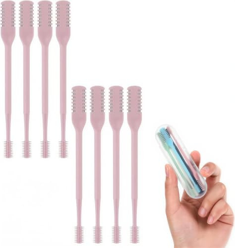 AOEMSMEISN Tagliacapelli nasale 2 in 1 per uomini e donne, 2025 nuovo coltello per peli del naso a doppio lato, strumento portatile per la rimozione dei peli delle narici, taglio dei peli del naso a
