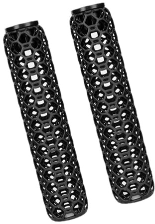 XuQiZZpp Manubrio ergonomico per biciclette con impugnatura antiscivolo a nido d'ape leggera e resistente, traspirante, a nido d'ape