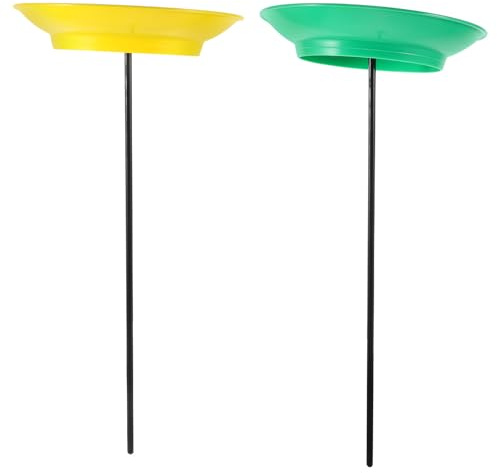 Alasum Set 2 Pezzi Piatti da Giocoleria con Bastoni Piatti Rotanti per Circo per e Principianti Giocattolo da Giocoleria per Esibizioni e Apprendimento di Abilità Circensi