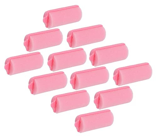 Dioche Foam Rollers Hair Ensemble de 12 Rouleaux de Cheveux en Mousse éponge - Bigoudis Professionnels Doux, Faciles à Utiliser, Dommages Causés par la Chaleur, Parfaits pour le Coiffage à la