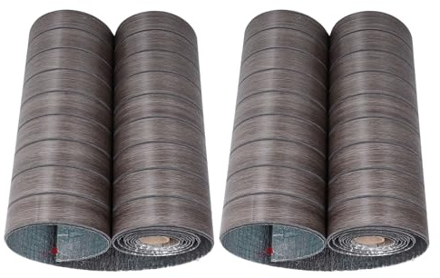 HOUDERCO Paneles de Pared Autoadhesivos Papel Tapiz Resistente al Agua, Textura 3D Marrón Oscuro, 40 CM X 3 M, Ideales para Baños, Cocinas y Espacios Humedad, 2 Piezas