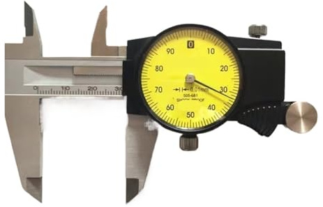 Calibro a quadrante for orologio Calibro a corsoio Calibro digitale in acciaio inossidabile Strumento di misurazione della precisione 0,01(505-681)