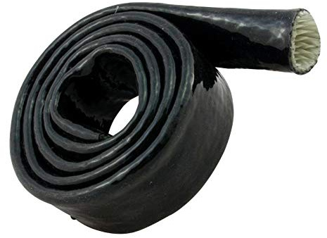 1m Hitzeschutz Schlauch 19mm Dash12 Silikon Fiberglas Kabelschutz Scheuerschutz