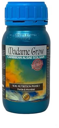 MADAME GROW - Concime o Fertilizzante Biologico - Caribbean Algae - Per piante 420 - Suleo Fertile e Microbico (250 ml)