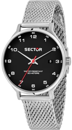 Sector No Limits Orologio da uomo, Collezione 370, movimento al quarzo, funzione tempo e data, in acciaio - R3253522008