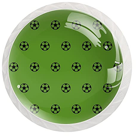 Set di 12 pomelli rotondi per cassettiera, armadietto, armadio, con viti, per casa, ufficio, asilo nido