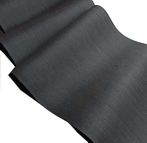 Vtimpac 1 pièces L : 2,5 m - Largeur : 58 cm - Épaisseur : 0,25 mm - Placage de Bois Noir - pour Porte de Meubles de Maison - Placage décoratif