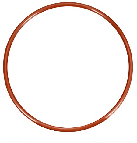 PATIKIL 100mmx93mmx3.5mm Silicone Gomma O-Ring, Metrico Sigillatura Guarnizione, Rosso