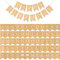 Lot de 60 bannières personnalisées et réutilisables, panneau Mr et Mme pour décoration de fête, anniversaire, fiançailles, fête de vacances, bannière en papier kraft, bannière à faire soi-même