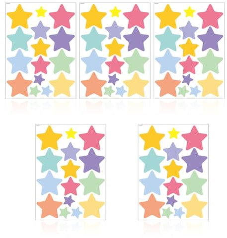 ifundom 5 Blätter Wandschmuck Kinderzimmer Auto Aufkleber Ornament Wohnkultur glitzernde Wanddekoration wandtattoo schlafzimmer Einfach schmücken Klebrig Dekorationen Applikationen PVC