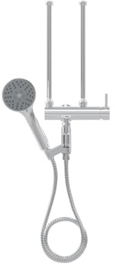 STIEBEL ELTRON Einhebel-Wandarmatur MEBD für Druck-Durchlauferhitzer, Badewannenarmatur mit Handbrause, 205623