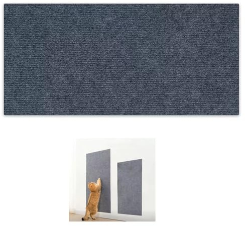 Kratzmatte Katzen, Selbstklebend Kratzmatte Katze, Trimmbarer Teppich Matte Pad Katzenkratzbretter, Katze Wand Kratzmatte,Kratzschutz Katzenkratzmatte für Schützt Sofa Möbelschutz