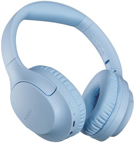 TOZO HA1 Bluetooth Headphones Over Ear with Powerful Bass, Wireless Headphones with 70H Playtime and a Foldable Design, ENC Call Noise Cancelling, Bluetooth 5.4, Customisable EQ Settings via App