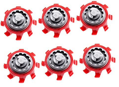 iplusmile Clavos De Golf Antideslizantes para Zapatos Tacos Duraderos, 6 Piezas para Hombre, Mujer y Niño, Accesorios Resistentes para Zapatillas De Golf Campo Exterior