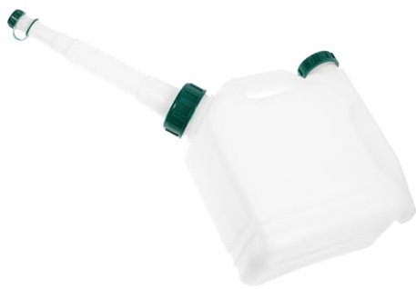 Didiseaon 1.5L Mixing Bottle Gas Mixing Tank Lightweight White Plastic Outdoor Use Two-Stroke Engine Oil Blend Container