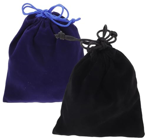SHINEOFI 2 Stück Kordelzugbeutel für Würfelpuzzle Multifunktionale Aufbewahrungstaschen für Spielsteine Kleine Taschen für Kabel und Zubehör Leicht und Tragbar für Unterwegs