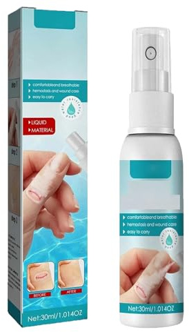 30 ml Liquid Bandage Spray,Skin Liquid Bandage Spray,Breathable Wound Care Liquid Spray,Waterproof and Breathable Gel Liquid Bandages