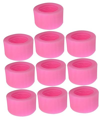 ULTECHNOVO 10 Pezzi Stampi in Silicone Alimentare per Macaron Forma di Hamburger Resistente e Antiaderente per Decorazioni di Torte Cupcake Cioccolatini e Creazioni Te come Saponi e Candele