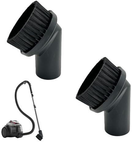 2 Stück Staubsauger Bürste,Staubsaugerbürsten,35mm Staubpinsel,Bürstenaufsatz Staubsauger Aufsatz,Staubbürste,Möbelbürste,Staubsaugerdüse,Staubsaugeraufsatz für Universelle Passend für Alle Marken