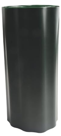 FUBESK Bordure de pelouse de jardin, 30 cm ou 40 cm de hauteur, en plastique PP souple, clôture paysagère pour allées et parterres de fleurs, 9 m de long, vert