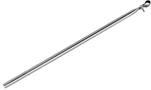 BERGER Teleskopstange 170-260cm, Stahlrohr 28x1mm für Vorzelte - Zeltstangen mit Klemmschelle, Erdspitze und Bügelfuß - Schutz bei Wind & Wetter
