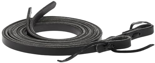 Weaver Leather Renne Fendue en Cuir Noir 5/8 x 17,8 m