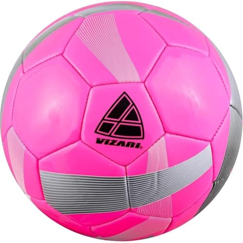 VizariI Hydra Fußball |Trainingsball Fussbal | Fußbälle für Kinder & Erwachsene | Erhältlich in 3 Farben - Fußball - Rosa - Größe 4