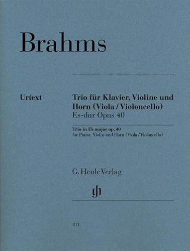 Trio avec cor (mib ou fa) opus 40 en mib majeur --- materiel: Besetzung: Kammermusik mit Blasinstrumenten