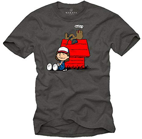 Makaya Stranger Tee Shirt Geek Humour - Dustin Dart Nougat Things - Homme